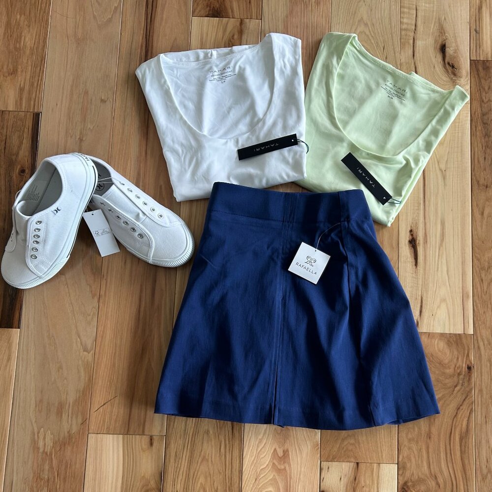 Rafaella Blue Sporty Skort